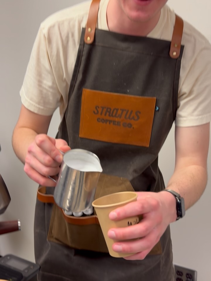 Brendon in Stratus apron